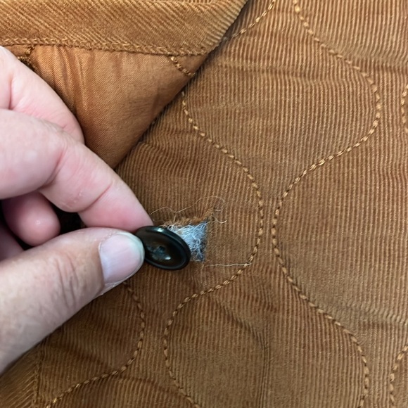 MADEWELL BROWN QUILTED COTTON  MINI SKIRT 10 - Picture 4 of 16